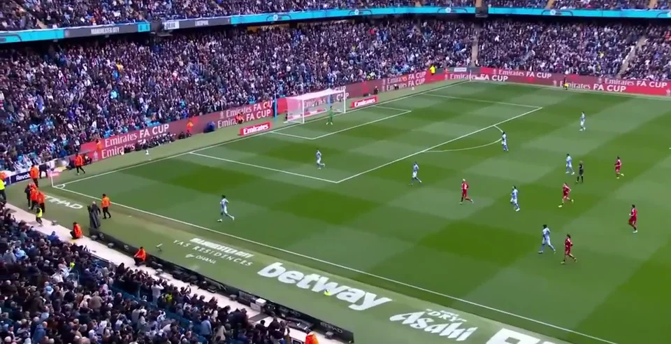 Manchester City gegen Liverpool: Spielsituation als Standbild für eine taktische Analyse